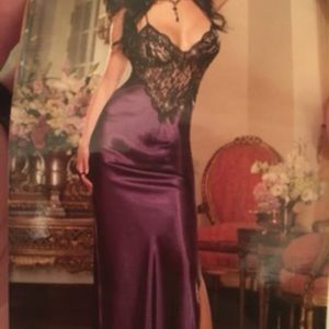 Full-length sheer bodice lingerie